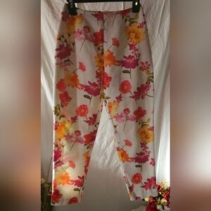 Juliana Collezione Floral Pants, XS